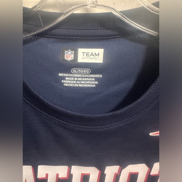 New England Patriots Shirt Adult Blue Casual NFL Football Mens Size XL NWT - Picture 5 of 7